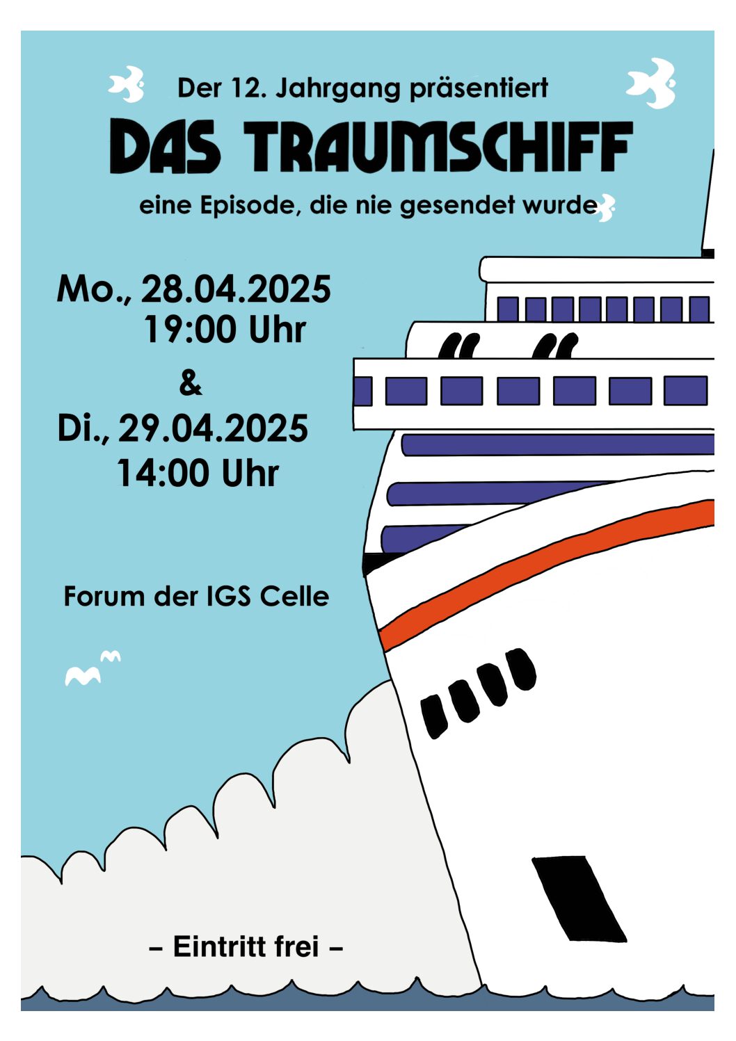 Darstellendes Spiel Jahrgang 12 präsentiert "Das Traumschiff"